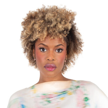 Chroma Pierced Earrings Mini Hoop Drop Heart Gold Shiny Red