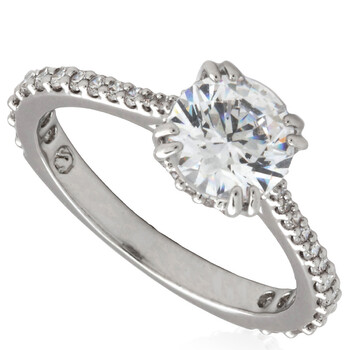 Swarovski Constella Stilla Round Cut Cocktail Ring, Size 58 (US 8