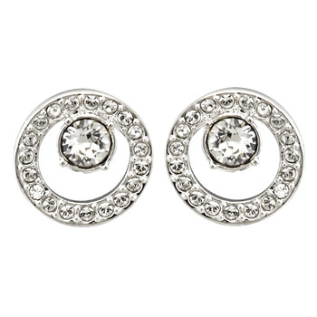 Swarovski Creativity Small Rhodium-Plated Earrings 5201707 768549798535 ...