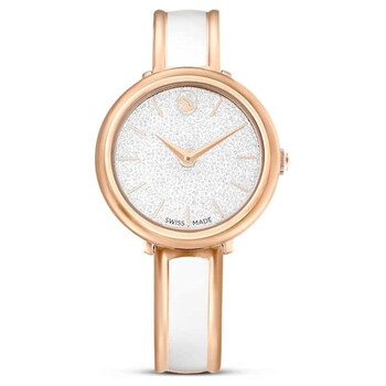 Swarovski Crystalline Lustre Leather Strap Stainless Steel
