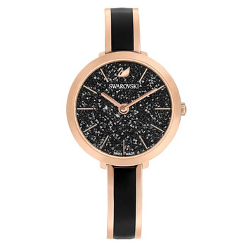 Swarovski Cosmopolitan Quartz Black Dial Watch 5547646