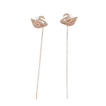 Swarovski Swan Stud Earrings 5684608 9009656846087 - Jewelry