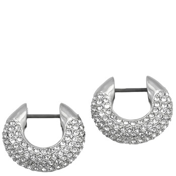CELINE ピアス Monochroms Strass Hoops Earrings 460YU6BCZ Celine Monochroms Strass Hoop Earrings 460YU6BCZ.36SI