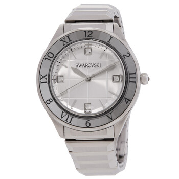 Swarovski Attract Quartz Crystal Silver Dial Ladies Watch 5610484