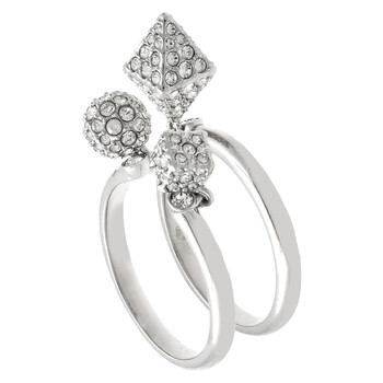 Swarovski Luna Open Moon Ring, Size 55 (US 6.75) 5666176 - Jewelry