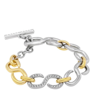 Swarovski Dextera T-Bar Bracelet, Size Large 5741798 9009657417989