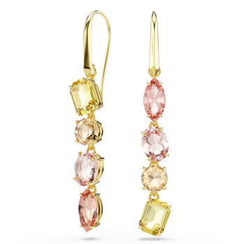 Swarovski Gema Long Gold-Plated Crystal Earring 5705809 9009657058090 ...