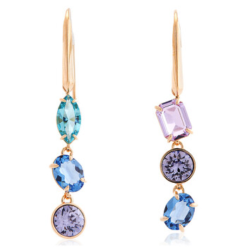 Swarovski Gema Gold-Tone Plated Crystal Earrings 5751294 9009657512943 ...