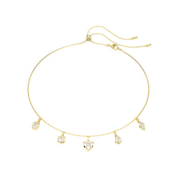 Swarovski Constella Necklace Chain Gold Shiny White 5683354