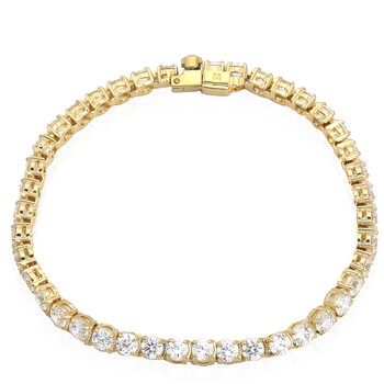 【SWAROVSKI】Imber ブレスレット 5682586 Imber Tennis bracelet, Round cut, White, Gold-tone plated