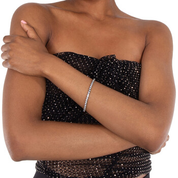 Gray Matrix Tennis Bracelet, Size XL