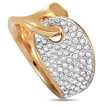 Swarovski Gold,Tone Plated Dextera Ring, Size 58 (US 8) 5668815