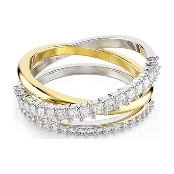 Hyperbola Crystal Metal Ring, Size 50 (US 4.75) 5714162