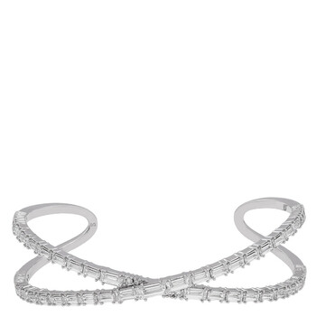Swarovski Twist Bracelet White Rose Gold Tone Plated 5620552