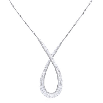Swarovski Hyperbola Pendant Spin Rhodium Shiny Clear 5698547