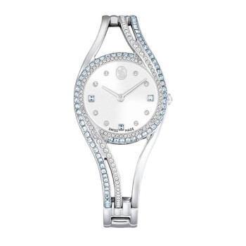 Hyperbola Quartz Crystal Silver Dial Ladies Watch 5715463