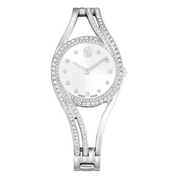 Hyperbola Quartz Crystal White Dial Ladies Watch 5689432
