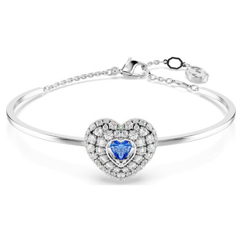 【SWAROVSKI】Hyperbola バングル 5684385 Swarovski Hyperbola Soft Bangle Hrt Rhodium Shiny White