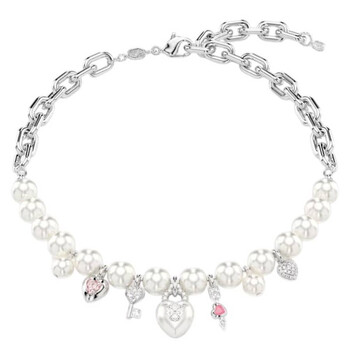 SWAROVSKI dexteraシリーズ クリスタル パール ブレスレット☺︎ Swarovski Dextera Crystal Pearl Rhodium Plated Bracelet 5696256