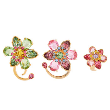 Idyllia Mixed Cuts Crystal Ear Cuff Set (3) 5709026