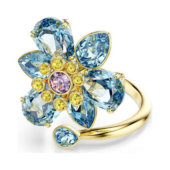 Swarovski Rhodium Plated Eternal Flower Ring, Size 55 (US 6.75