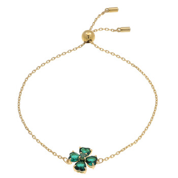 Idyllia Green Clover Motif Bracelet