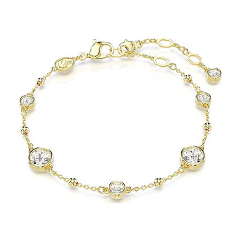Imber Bracelet with White Crystals, Gold-Tone Plating 5689655