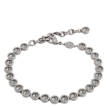 Imber Tennis Bracelet Ruthenium Shiny Black Diamond 5689421