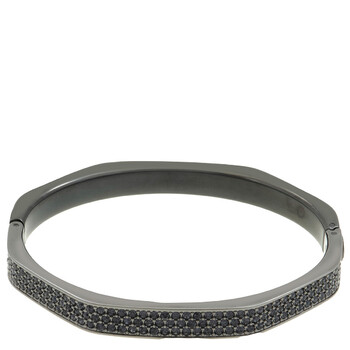 Swarovski Ladies Octagon Shape Black Dextera Bangle, Size