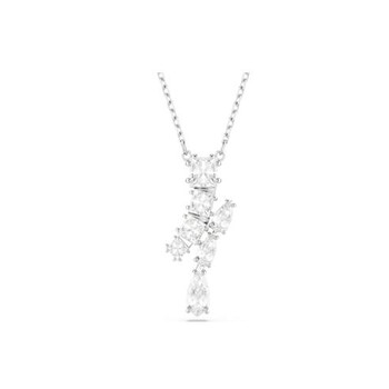ネックレス・ペンダント SWAROVSKI Insigne Constella Cross Rhodium Necklace 5675576 Insigne pendant, Round cut, Cross, White, Rhodium plated
