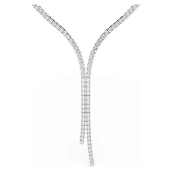 Matrix Round-Cut Cystal Y Necklace 5707988