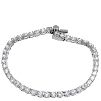 Swarovski Twist Bracelet White Rose Gold Tone Plated 5620552