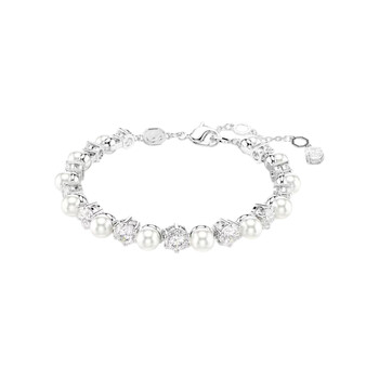 Swarovski Round Cut Constella Tennis Bracelet, Size Medium