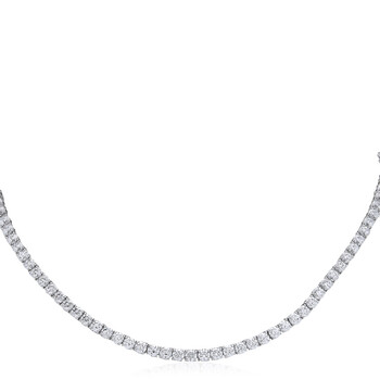 ★SWAROVSKI★ Matrix Tennis Pink Rhodium Necklace M 5681800 Swarovski Pink Rhodium Plated Round Cut Matrix Tennis
