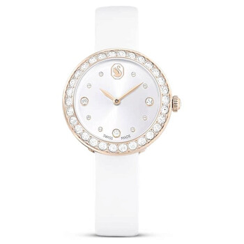 Swarovski Matrix Bangle Quartz Crystal Silver Dial Ladies Watch