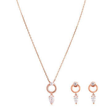 Swarovski Sparkling Dance Clover Set 5516488 191453005411 - Ladies