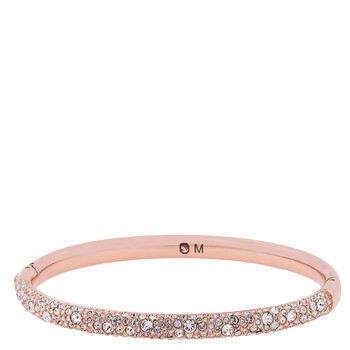 Swarovski Twist Bracelet White Rose Gold Tone Plated 5620552