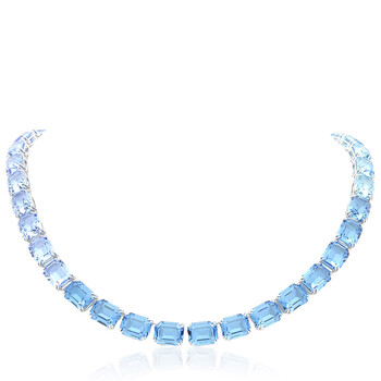 【SWAROVSKI】Millenia ネックレス 5598261 5609703 Swarovski Rhodium Plated Blue Millenia Necklace 5609703