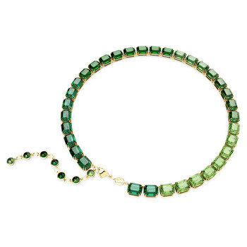 Millenia Gold-Plated Tennis Necklace