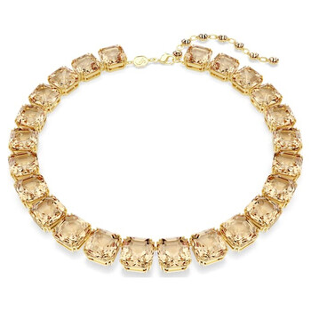 ★SWAROVSKI★ Millenia Tennis Gold Tone Purple Choker Neckla Buy Swarovski Millenia Tennis necklace, Octagon cut, Purple