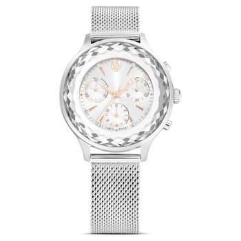 Swarovski Nova Chrono Quartz White Dial Watch 5677506
