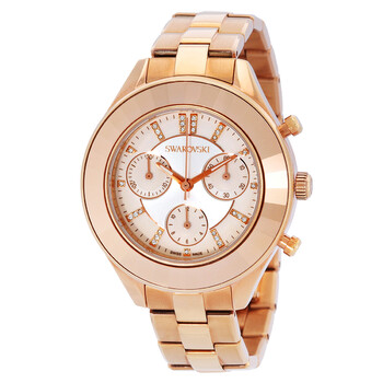 Octea Lux Sport Chronograph Quartz Crystal Silver Dial Ladies Watch 5612194