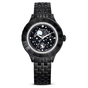 Swarovski クリスタルウォッチ Dextera chrono watch, 39mm, Swiss Made, Metal bracelet