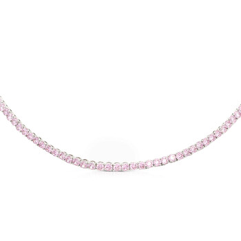 ★SWAROVSKI★ Matrix Tennis Blue Rhodium Necklace M 5661187 Matrix Tennis necklace, Round cut, Medium, Blue, Rhodium