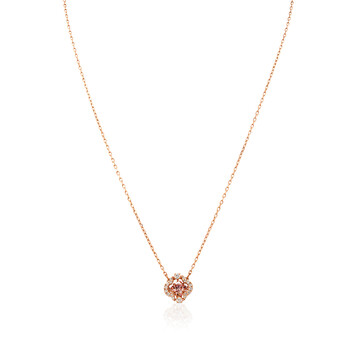 ★SWAROVSKI★ Una Pink Rose Gold Necklace 5614933 swarovski-ladies-pink-millenia