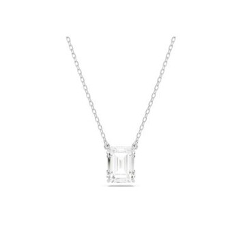 Swarovski スワロフスキー ネックレス 5723568 Matrix Matrix pendant, Square cut, Blue, Rhodium plated | Swarovski
