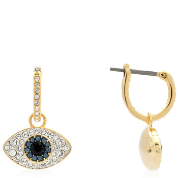 【SWAROVSKI】Duo Rose Gold Tone Blue Evil Eye フープ ピアス Amazon.com: Swarovski Duo Evil Eye Hoop Pierced Earrings