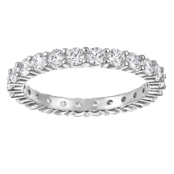スワロフスキー　Swarovski vittore リング 50 Swarovski Vittore XL White, Rhodium Plated Ring, Size 50