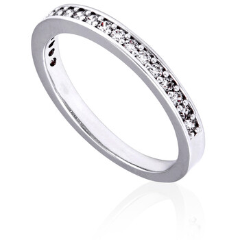 White Rhodium Plated Rare Ring