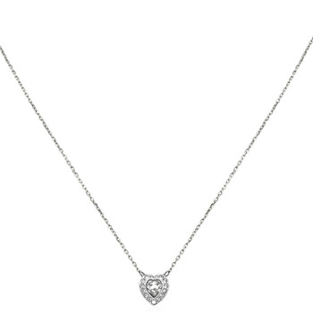 Swarovski Hyperbola Pendant Hrt Rhodium Shiny White 5684386